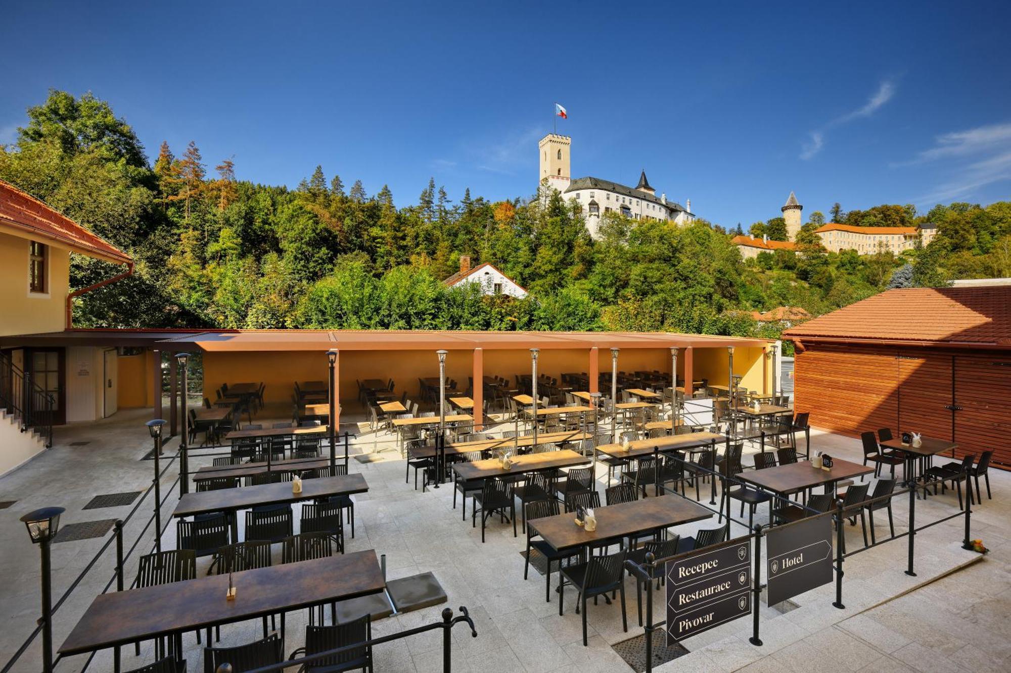 Pivovar Rozmberk Rožmberk nad Vltavou Dış mekan fotoğraf